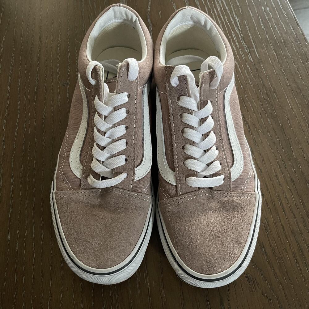 Vans Old Skool Suede Canvas Shoes Lace Up Sneakers Women US 7 Skater
